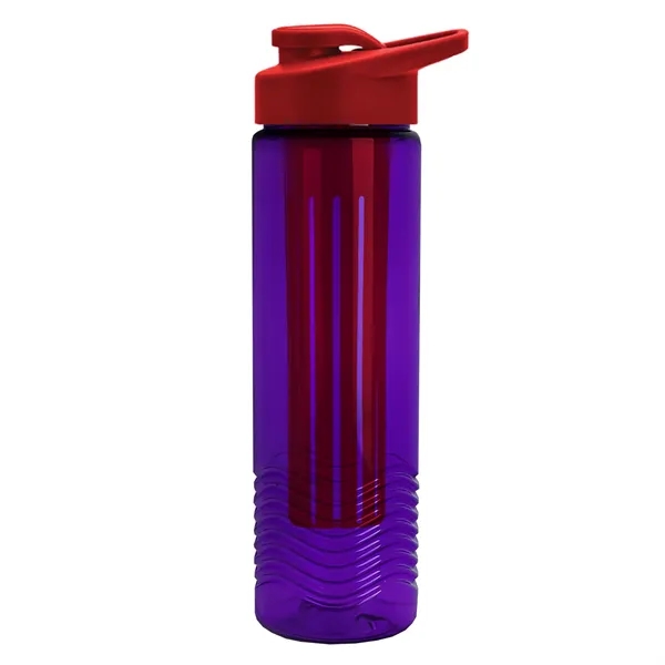 Wave 24 oz. Slim Cylinder Wave Design with Drink thru lid... from ASI 40480 Koozie Group