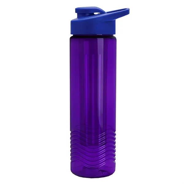 Wave 24 oz. Slim Cylinder Wave Design with Drink thru lid... from ASI 40480 Koozie Group