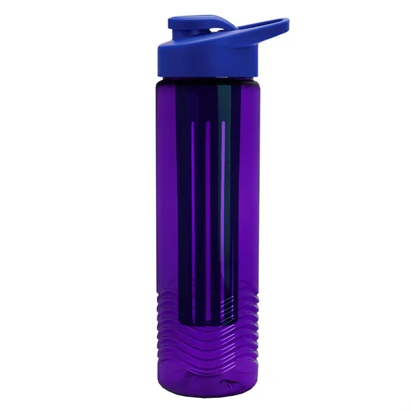 Wave 24 oz. Slim Cylinder Wave Design with Drink thru lid... from ASI 40480 Koozie Group