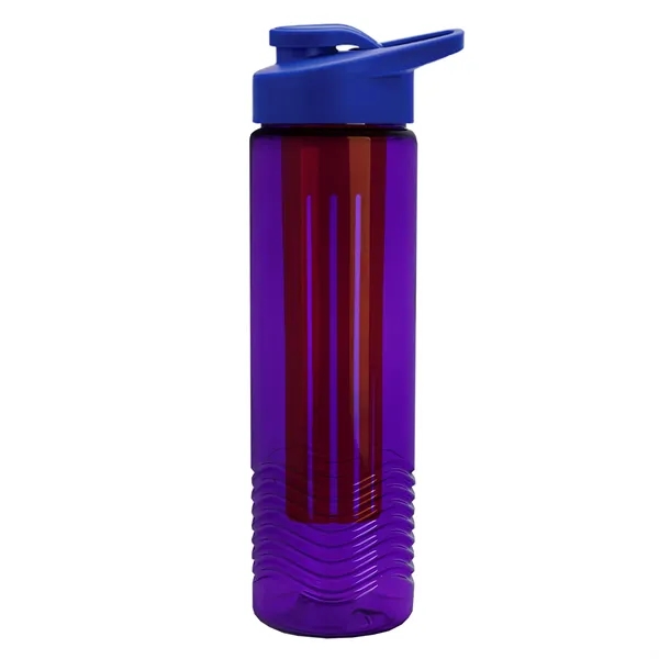 Wave 24 oz. Slim Cylinder Wave Design with Drink thru lid... from ASI 40480 Koozie Group