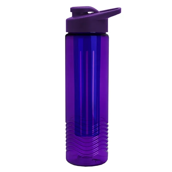 Wave 24 oz. Slim Cylinder Wave Design with Drink thru lid... from ASI 40480 Koozie Group