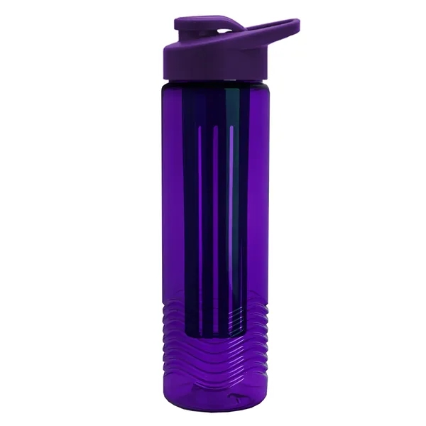 Wave 24 oz. Slim Cylinder Wave Design with Drink thru lid... from ASI 40480 Koozie Group