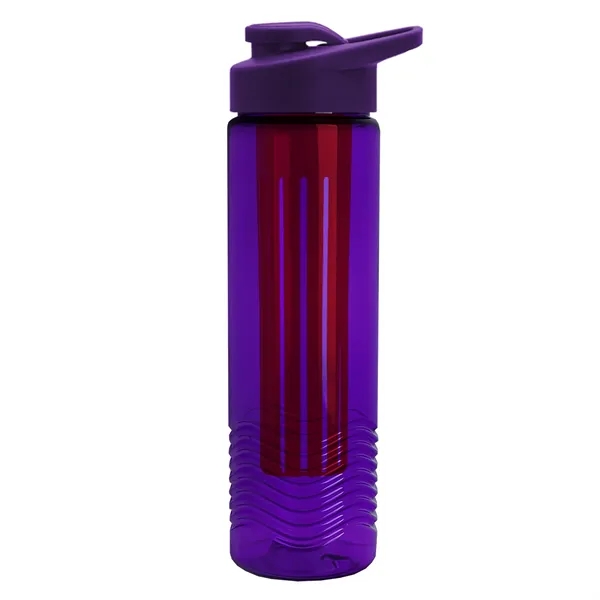 Wave 24 oz. Slim Cylinder Wave Design with Drink thru lid... from ASI 40480 Koozie Group