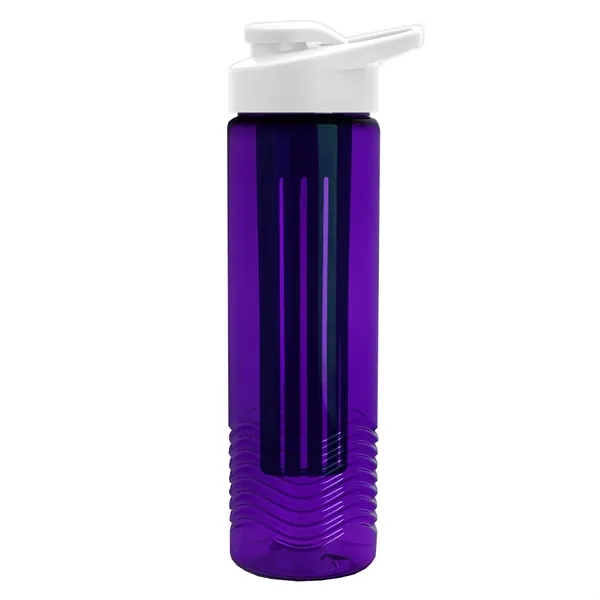 Wave 24 oz. Slim Cylinder Wave Design with Drink thru lid... from ASI 40480 Koozie Group