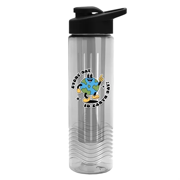 Wave 24 oz. Slim Cylinder Wave Design with Drink thru lid... from ASI 40480 Koozie Group