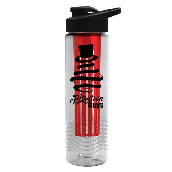 Wave 24 oz. Slim Cylinder Wave Design with Drink thru lid... from ASI 40480 Koozie Group