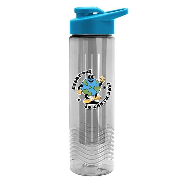 Wave 24 oz. Slim Cylinder Wave Design with Drink thru lid... from ASI 40480 Koozie Group
