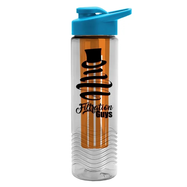Wave 24 oz. Slim Cylinder Wave Design with Drink thru lid... from ASI 40480 Koozie Group