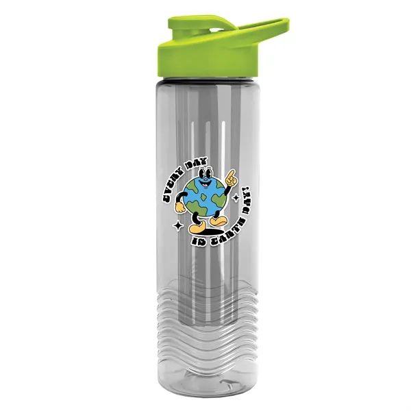 Wave 24 oz. Slim Cylinder Wave Design with Drink thru lid... from ASI 40480 Koozie Group