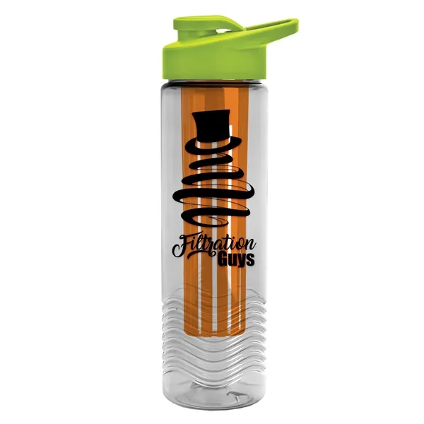 Wave 24 oz. Slim Cylinder Wave Design with Drink thru lid... from ASI 40480 Koozie Group