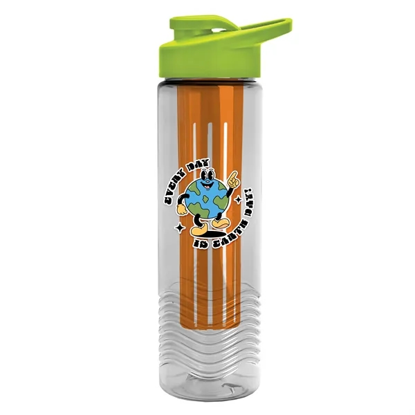 Wave 24 oz. Slim Cylinder Wave Design with Drink thru lid... from ASI 40480 Koozie Group