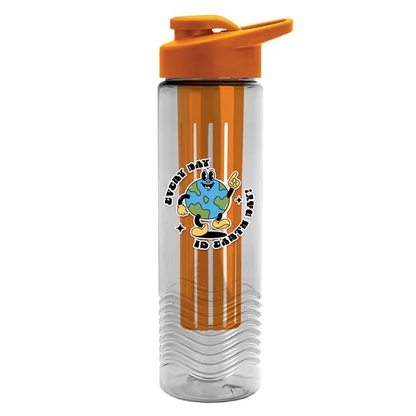 Wave 24 oz. Slim Cylinder Wave Design with Drink thru lid... from ASI 40480 Koozie Group
