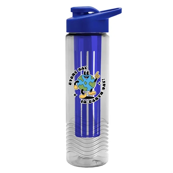 Wave 24 oz. Slim Cylinder Wave Design with Drink thru lid... from ASI 40480 Koozie Group