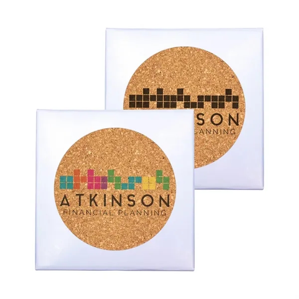 Deluxe Cork Coasters, Pack of 4... from ASI 30270 Aakron Line