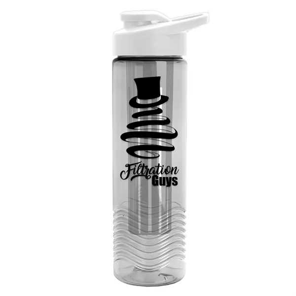 Wave 24 oz. Slim Cylinder Wave Design with Drink thru lid... from ASI 40480 Koozie Group