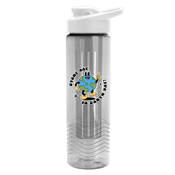 Wave 24 oz. Slim Cylinder Wave Design with Drink thru lid... from ASI 40480 Koozie Group