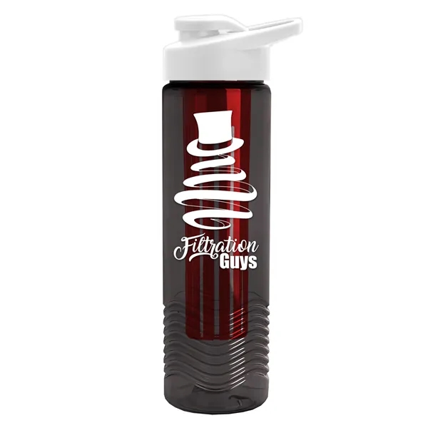 Wave 24 oz. Slim Cylinder Wave Design with Drink thru lid... from ASI 40480 Koozie Group