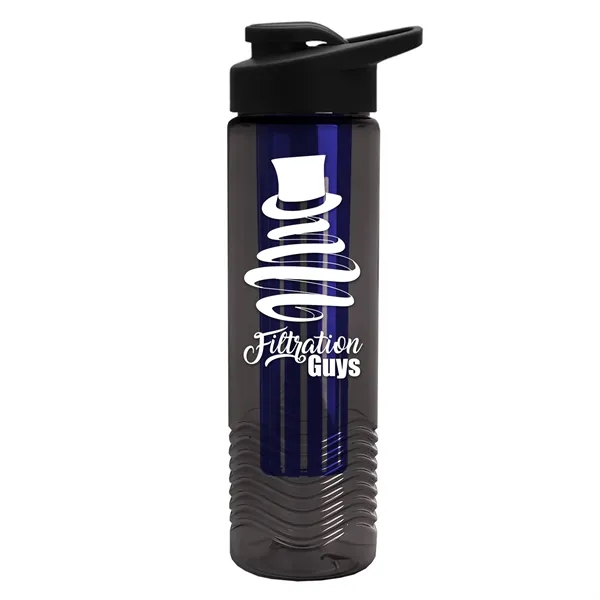 Wave 24 oz. Slim Cylinder Wave Design with Drink thru lid... from ASI 40480 Koozie Group