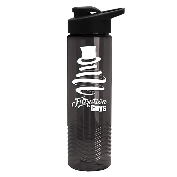 Wave 24 oz. Slim Cylinder Wave Design with Drink thru lid... from ASI 40480 Koozie Group