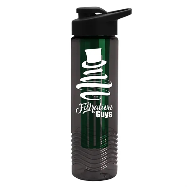 Wave 24 oz. Slim Cylinder Wave Design with Drink thru lid... from ASI 40480 Koozie Group