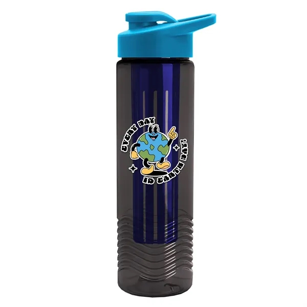 Wave 24 oz. Slim Cylinder Wave Design with Drink thru lid... from ASI 40480 Koozie Group