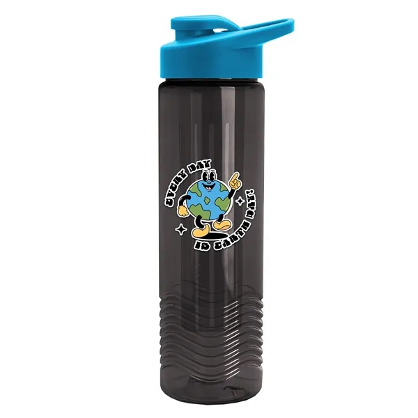 Wave 24 oz. Slim Cylinder Wave Design with Drink thru lid... from ASI 40480 Koozie Group