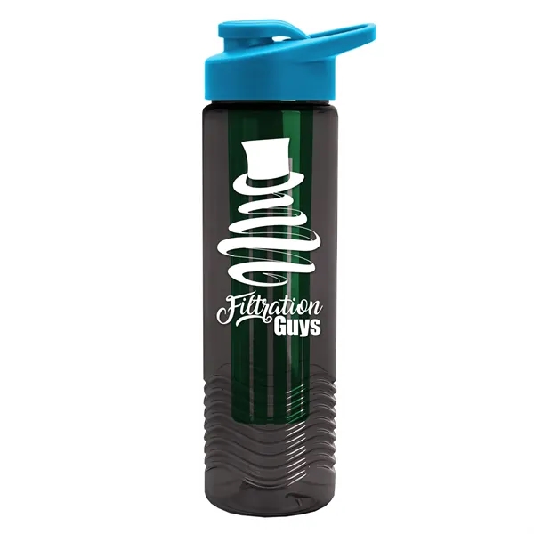 Wave 24 oz. Slim Cylinder Wave Design with Drink thru lid... from ASI 40480 Koozie Group
