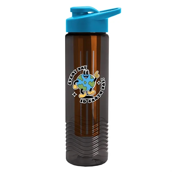 Wave 24 oz. Slim Cylinder Wave Design with Drink thru lid... from ASI 40480 Koozie Group
