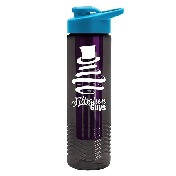 Wave 24 oz. Slim Cylinder Wave Design with Drink thru lid... from ASI 40480 Koozie Group