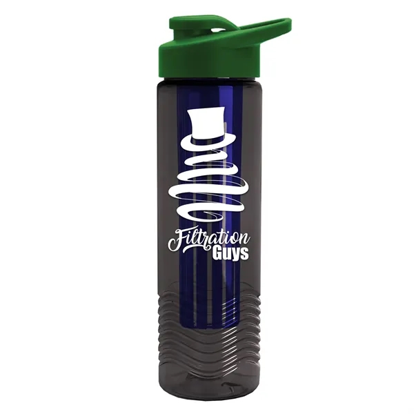 Wave 24 oz. Slim Cylinder Wave Design with Drink thru lid... from ASI 40480 Koozie Group