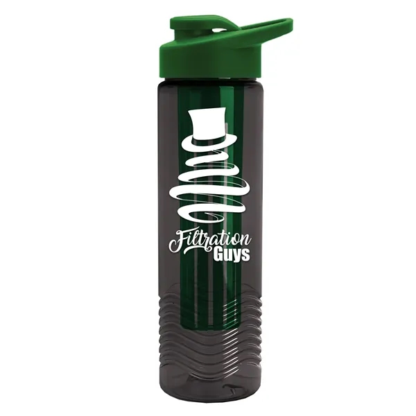 Wave 24 oz. Slim Cylinder Wave Design with Drink thru lid... from ASI 40480 Koozie Group