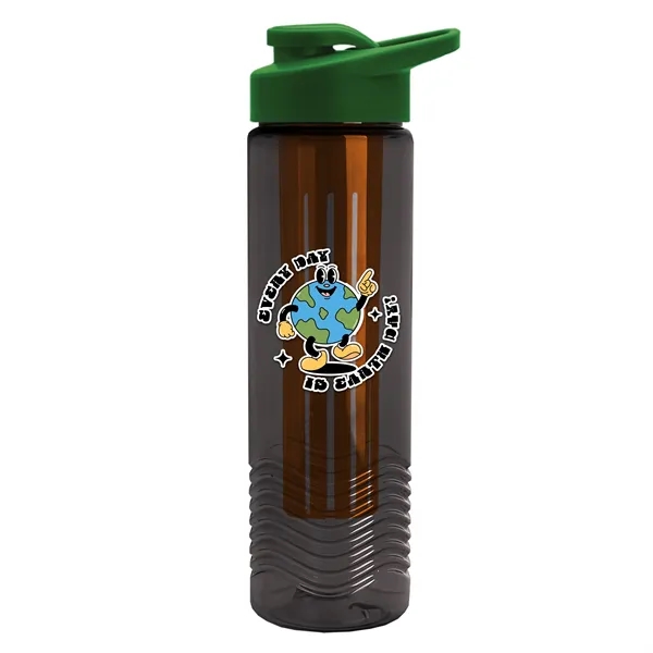 Wave 24 oz. Slim Cylinder Wave Design with Drink thru lid... from ASI 40480 Koozie Group