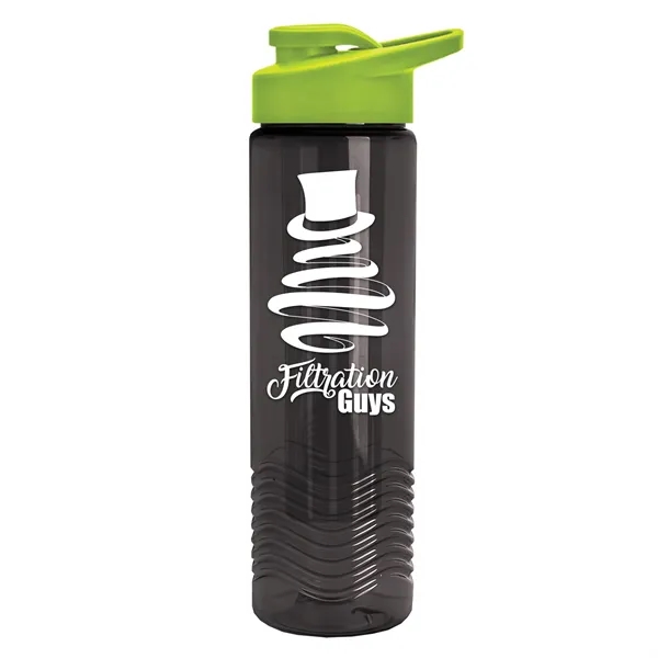 Wave 24 oz. Slim Cylinder Wave Design with Drink thru lid... from ASI 40480 Koozie Group