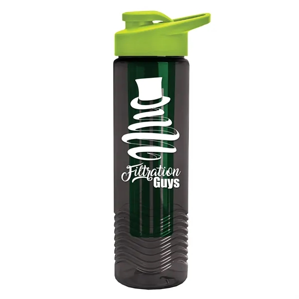 Wave 24 oz. Slim Cylinder Wave Design with Drink thru lid... from ASI 40480 Koozie Group
