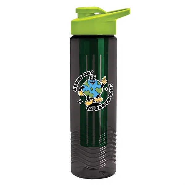 Wave 24 oz. Slim Cylinder Wave Design with Drink thru lid... from ASI 40480 Koozie Group