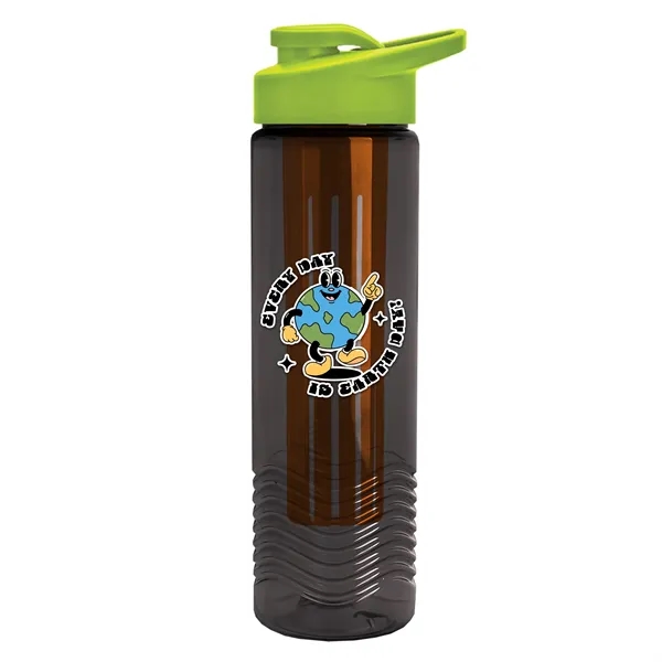 Wave 24 oz. Slim Cylinder Wave Design with Drink thru lid... from ASI 40480 Koozie Group