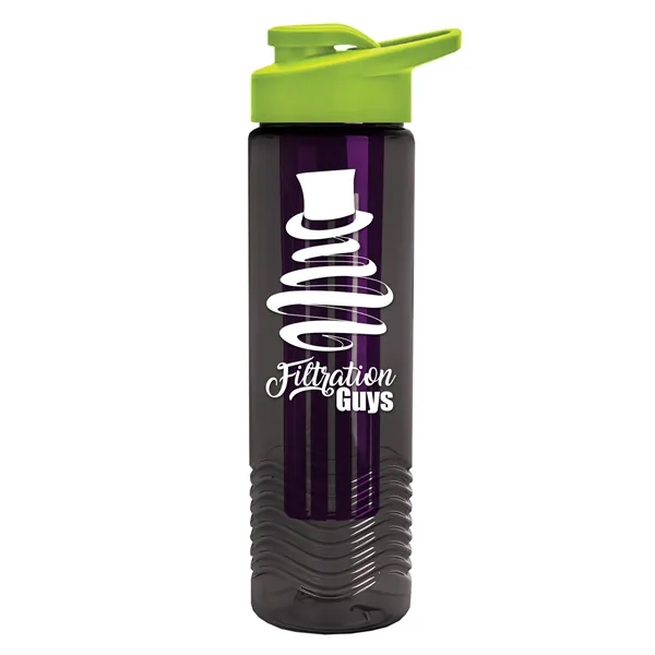 Wave 24 oz. Slim Cylinder Wave Design with Drink thru lid... from ASI 40480 Koozie Group