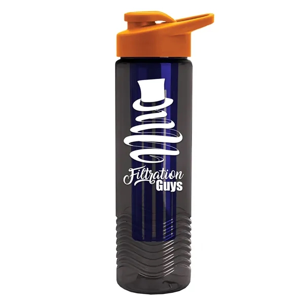 Wave 24 oz. Slim Cylinder Wave Design with Drink thru lid... from ASI 40480 Koozie Group