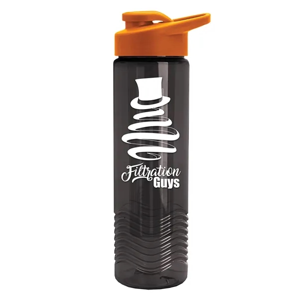 Wave 24 oz. Slim Cylinder Wave Design with Drink thru lid... from ASI 40480 Koozie Group