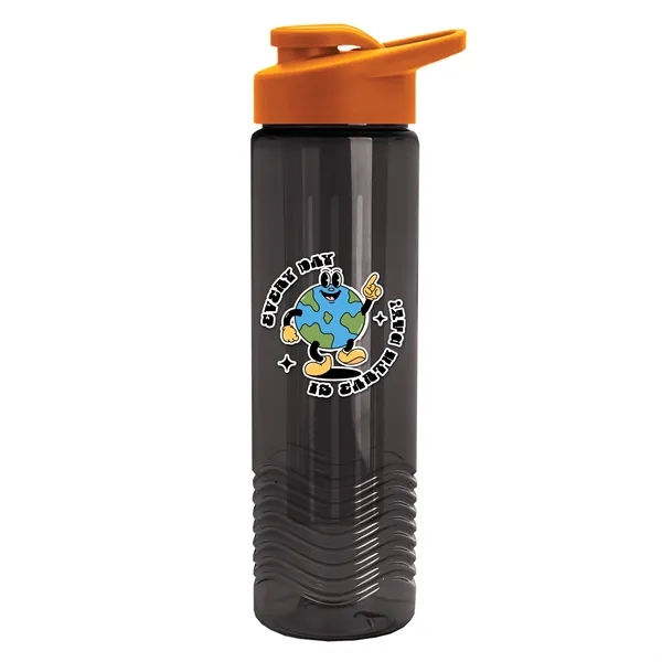 Wave 24 oz. Slim Cylinder Wave Design with Drink thru lid... from ASI 40480 Koozie Group