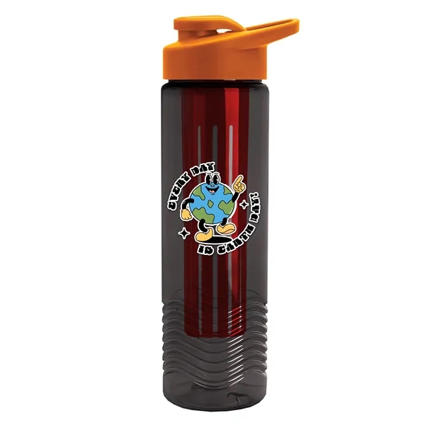 Wave 24 oz. Slim Cylinder Wave Design with Drink thru lid... from ASI 40480 Koozie Group