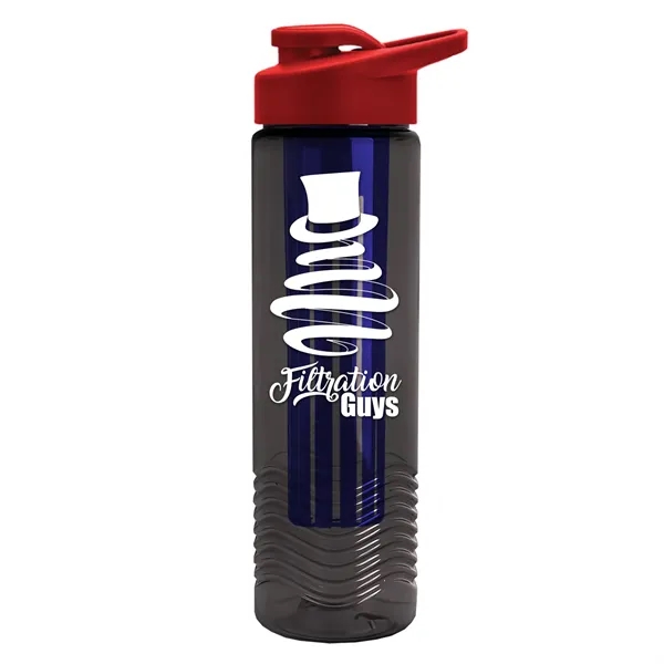Wave 24 oz. Slim Cylinder Wave Design with Drink thru lid... from ASI 40480 Koozie Group