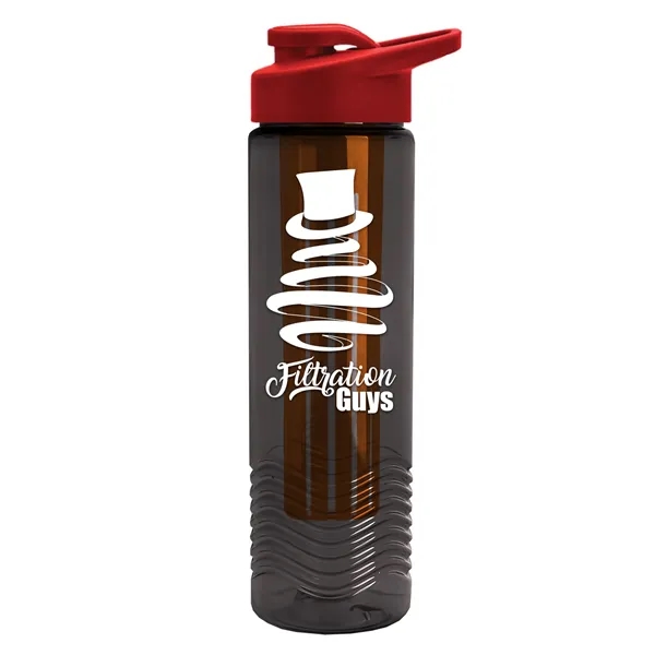Wave 24 oz. Slim Cylinder Wave Design with Drink thru lid... from ASI 40480 Koozie Group