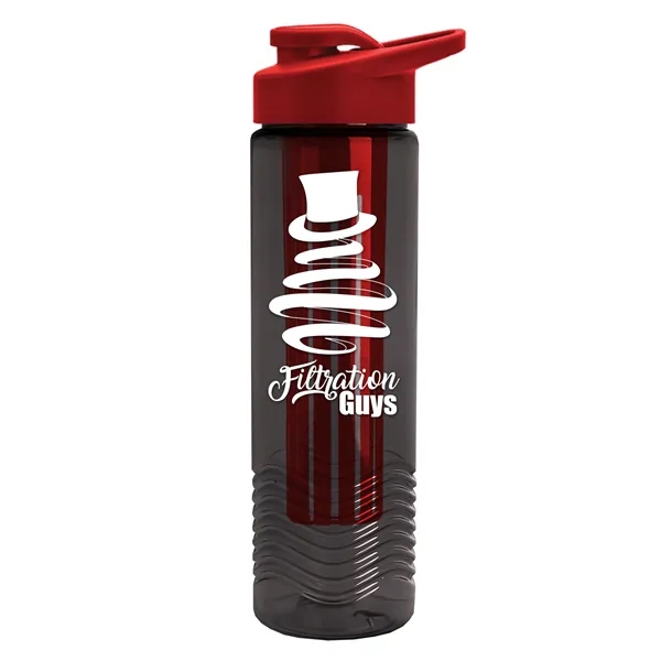 Wave 24 oz. Slim Cylinder Wave Design with Drink thru lid... from ASI 40480 Koozie Group