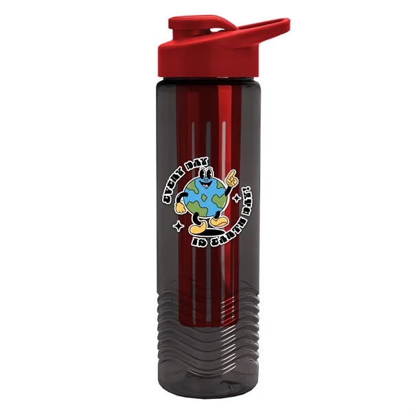 Wave 24 oz. Slim Cylinder Wave Design with Drink thru lid... from ASI 40480 Koozie Group