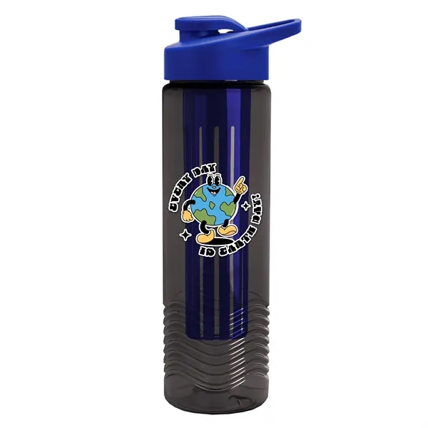 Wave 24 oz. Slim Cylinder Wave Design with Drink thru lid... from ASI 40480 Koozie Group