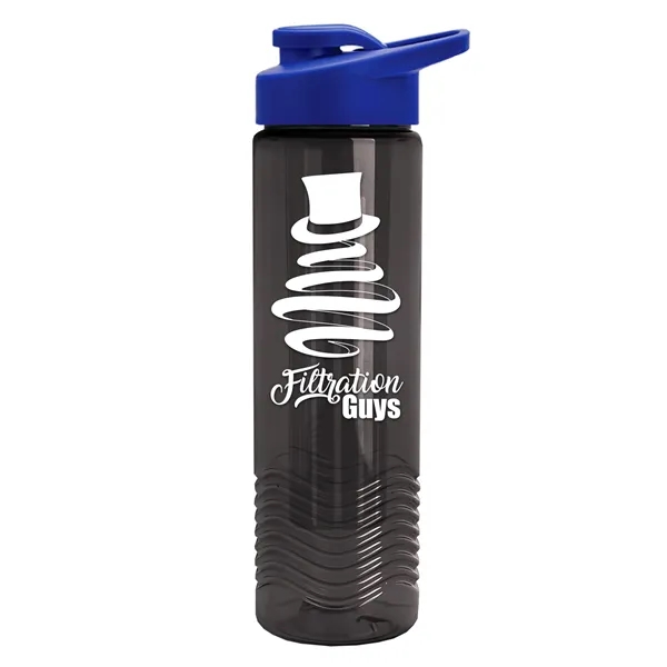 Wave 24 oz. Slim Cylinder Wave Design with Drink thru lid... from ASI 40480 Koozie Group