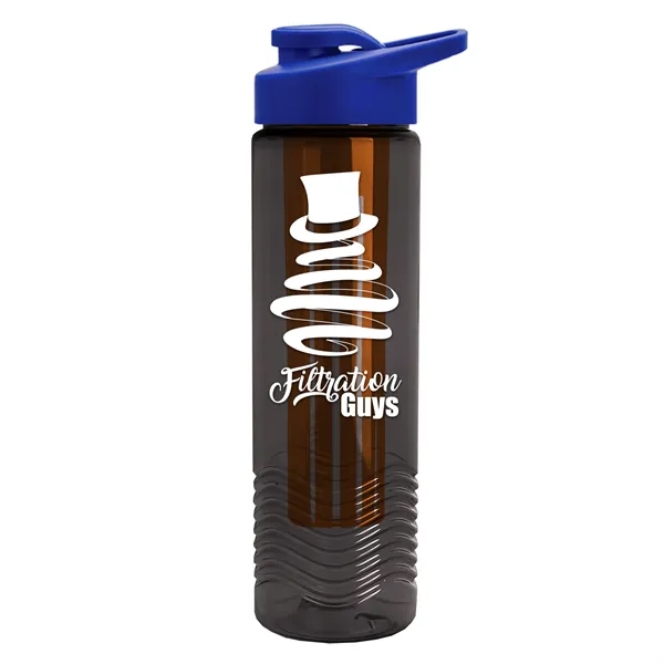 Wave 24 oz. Slim Cylinder Wave Design with Drink thru lid... from ASI 40480 Koozie Group