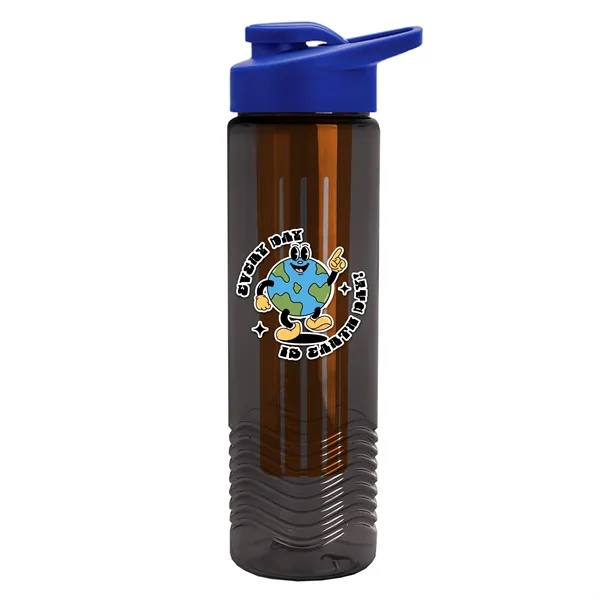 Wave 24 oz. Slim Cylinder Wave Design with Drink thru lid... from ASI 40480 Koozie Group