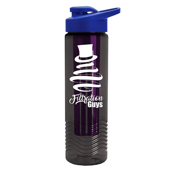 Wave 24 oz. Slim Cylinder Wave Design with Drink thru lid... from ASI 40480 Koozie Group